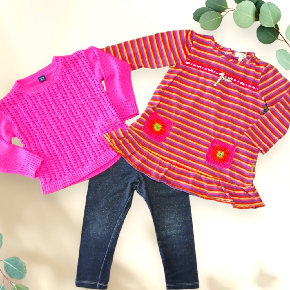 Girls Le Top Gap Cat & Jack Outfit 18-24Months